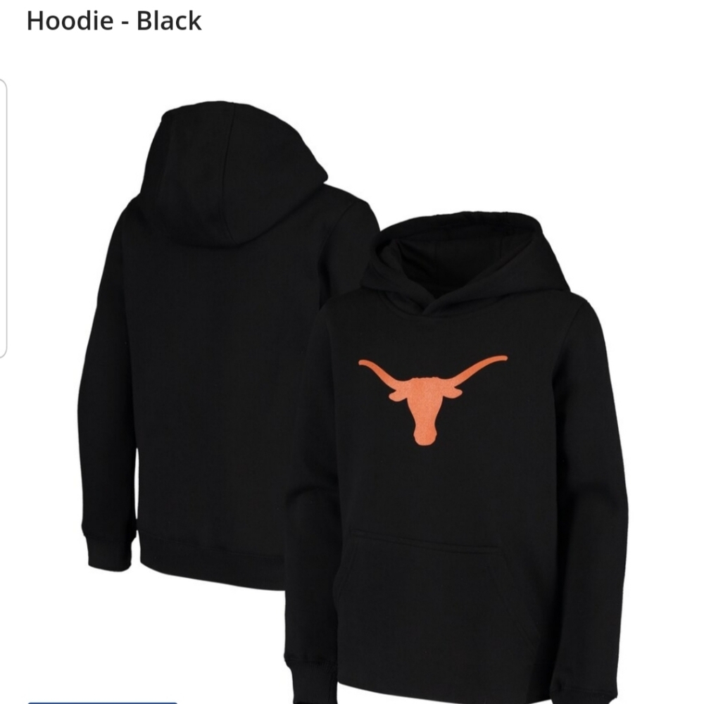 Longhorns Black hoodie sweater 2X